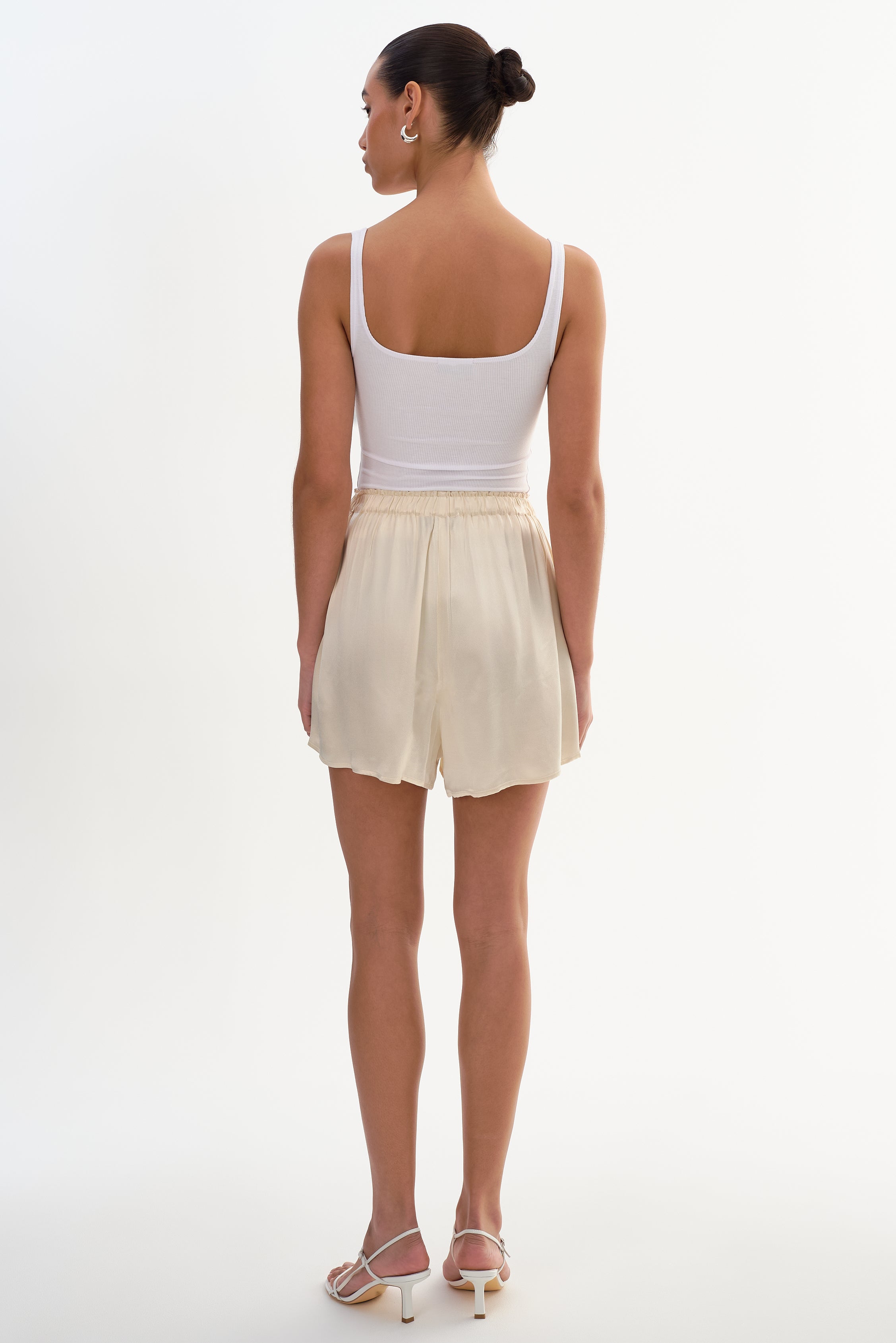 LIZZIE | Short en satin à enfiler