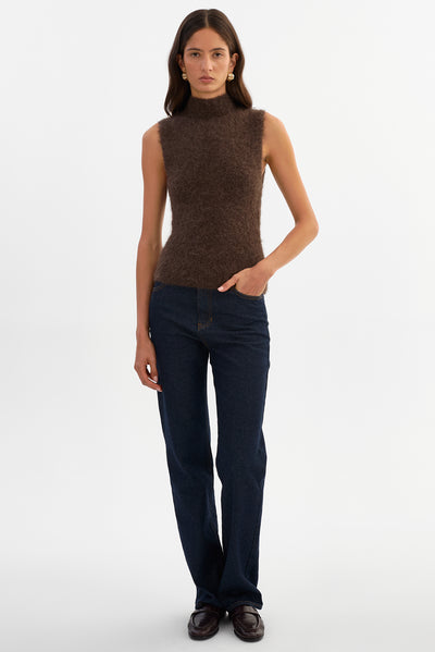 LOMITA | Sleeveless Wool Top