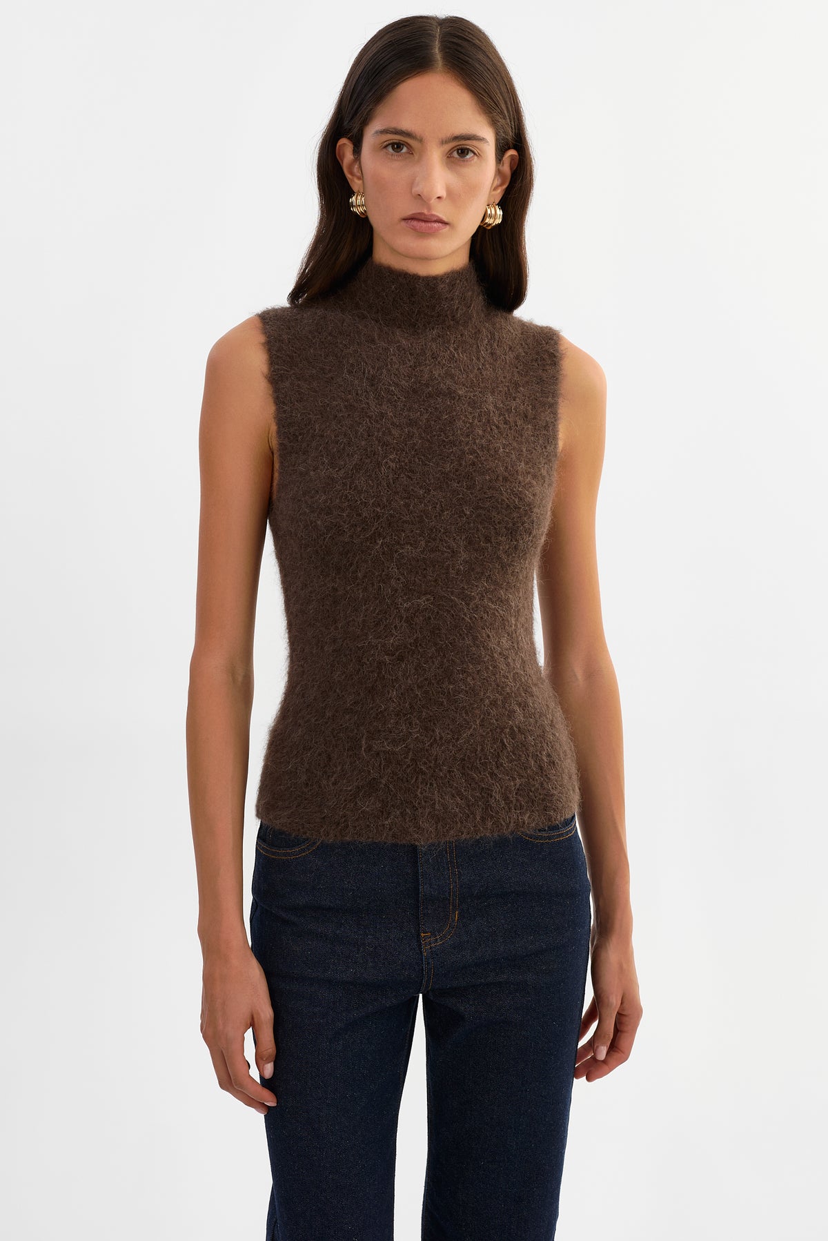 LOMITA | Sleeveless Wool Top