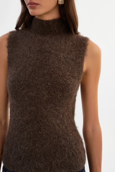 LOMITA | Sleeveless Wool Top
