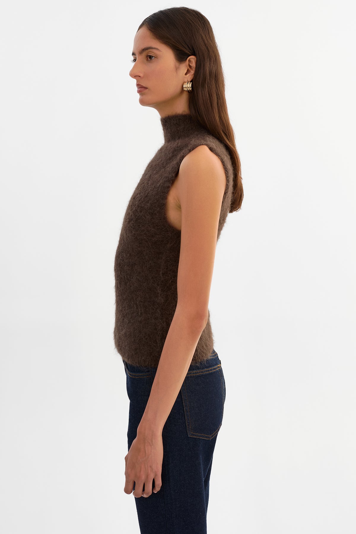 LOMITA | Sleeveless Wool Top