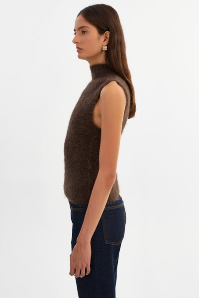 LOMITA | Sleeveless Wool Top