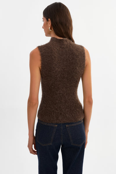 LOMITA | Sleeveless Wool Top