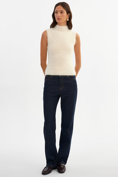 LOMITA | Sleeveless Wool Top