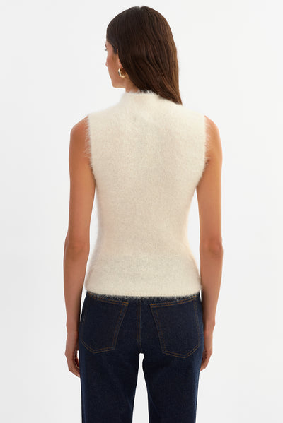 LOMITA | Sleeveless Wool Top