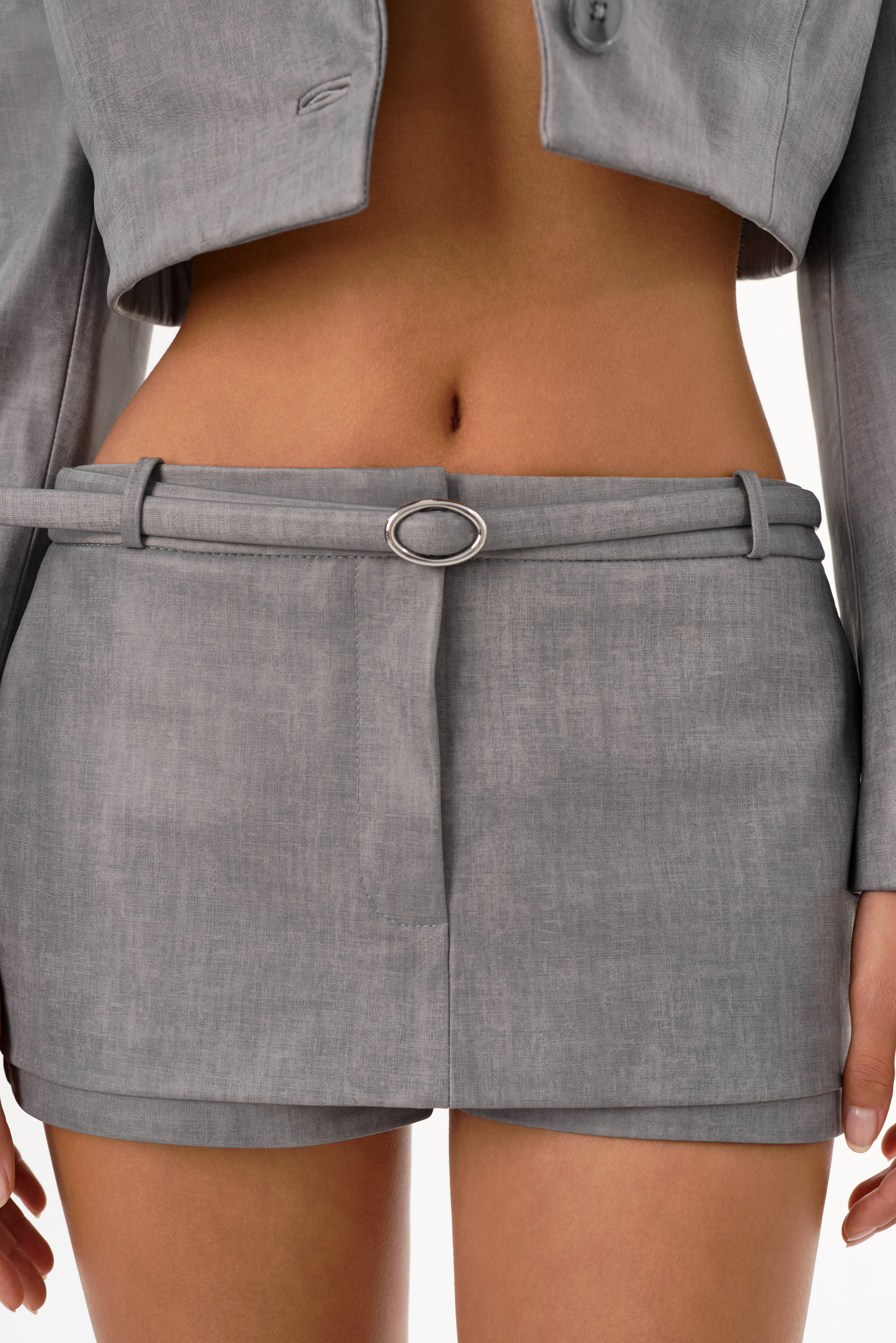 LONNIE | Leather Mini Skort