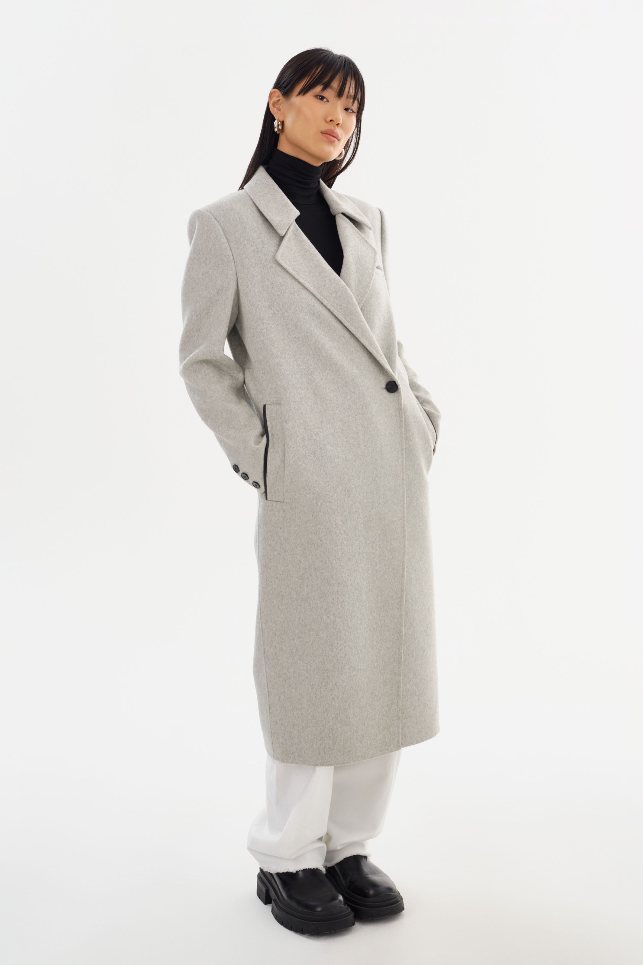 LORELEI | Manteau en laine double face