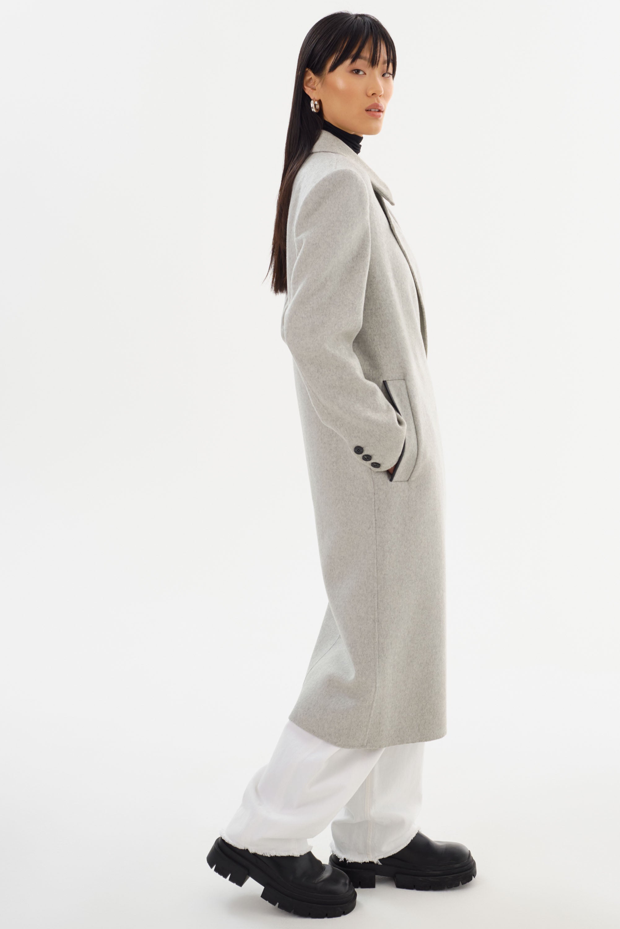 LORELEI | Manteau en laine double face