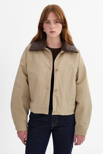 LOREN | Cropped Barn Jacket