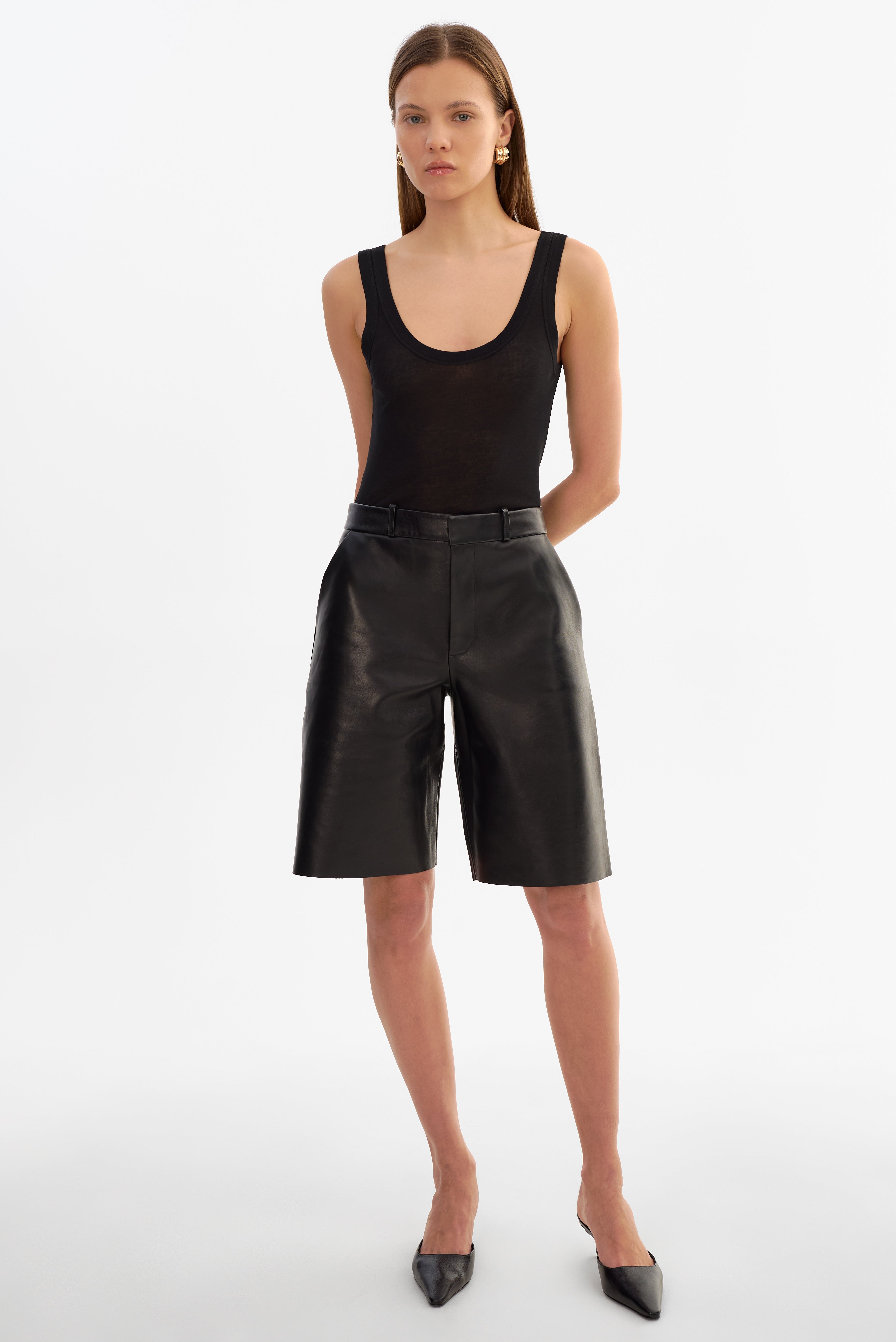 LOTTA | Bermuda en cuir