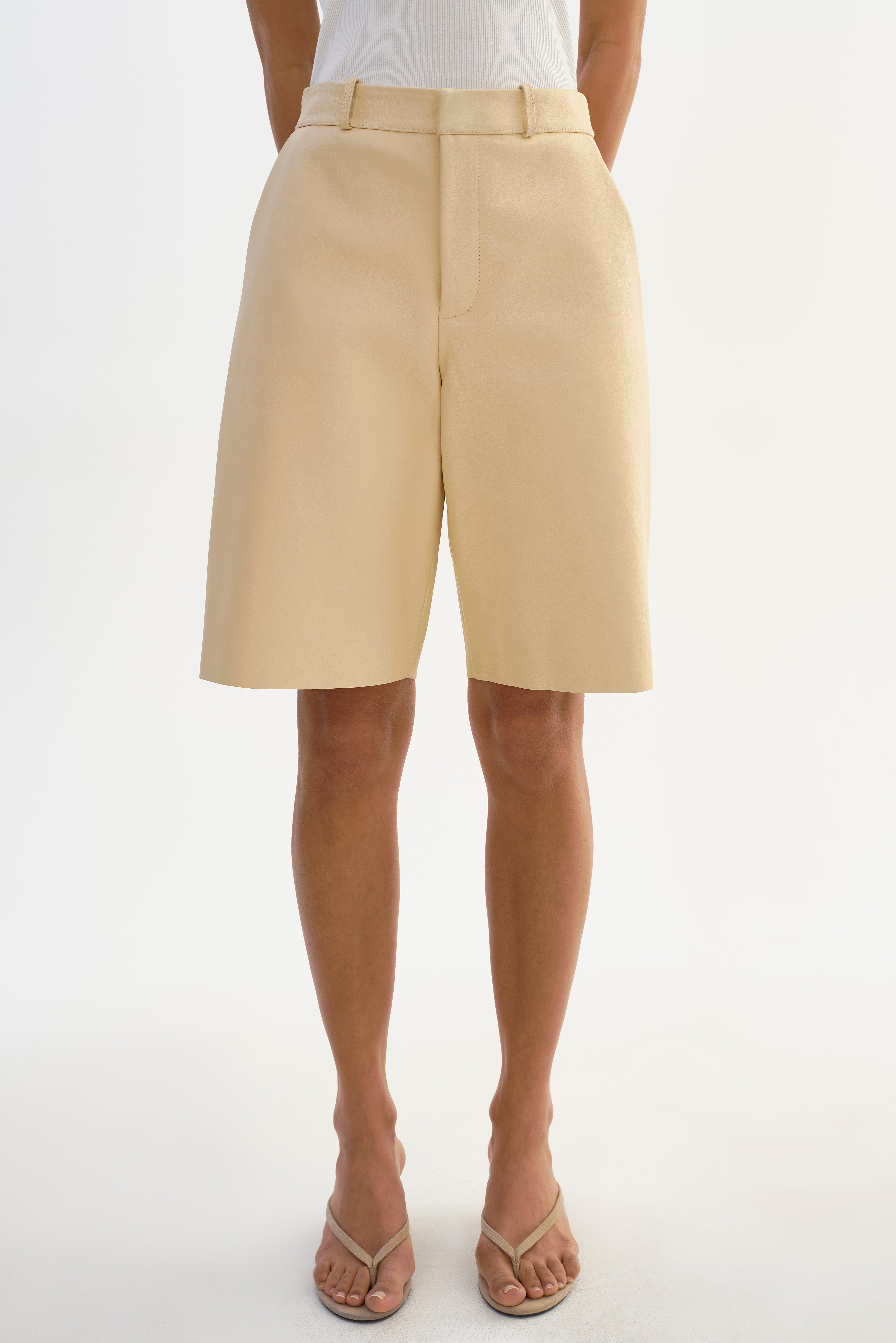 LOTTA | Leather Bermuda Shorts