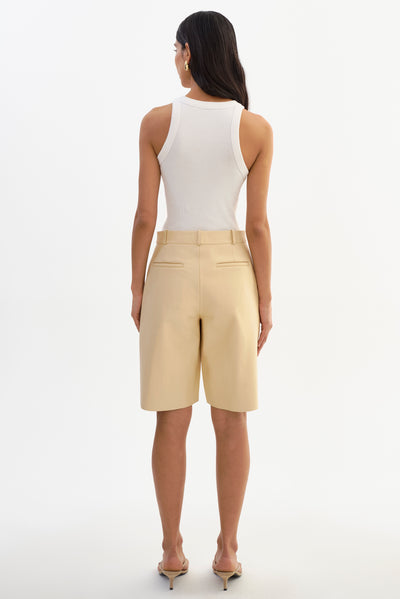 LOTTA | Leather Bermuda Shorts