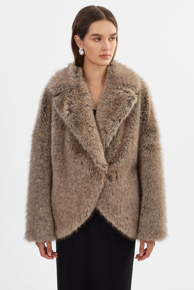 LUCINDA | Faux Fur Coat