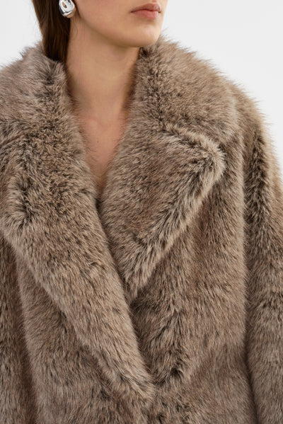 LUCINDA | Faux Fur Coat