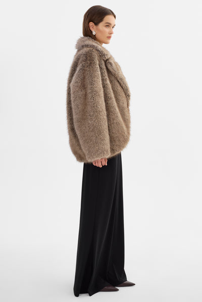 LUCINDA | Faux Fur Coat