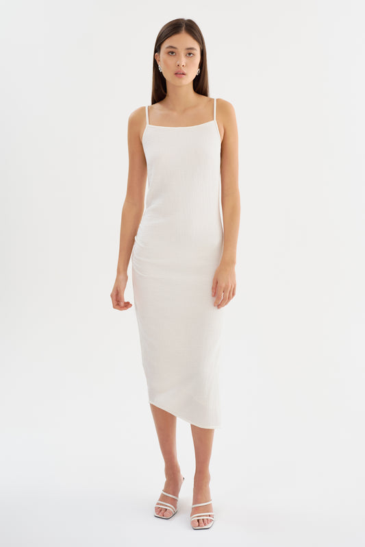 MACARIA | Robe midi en coton