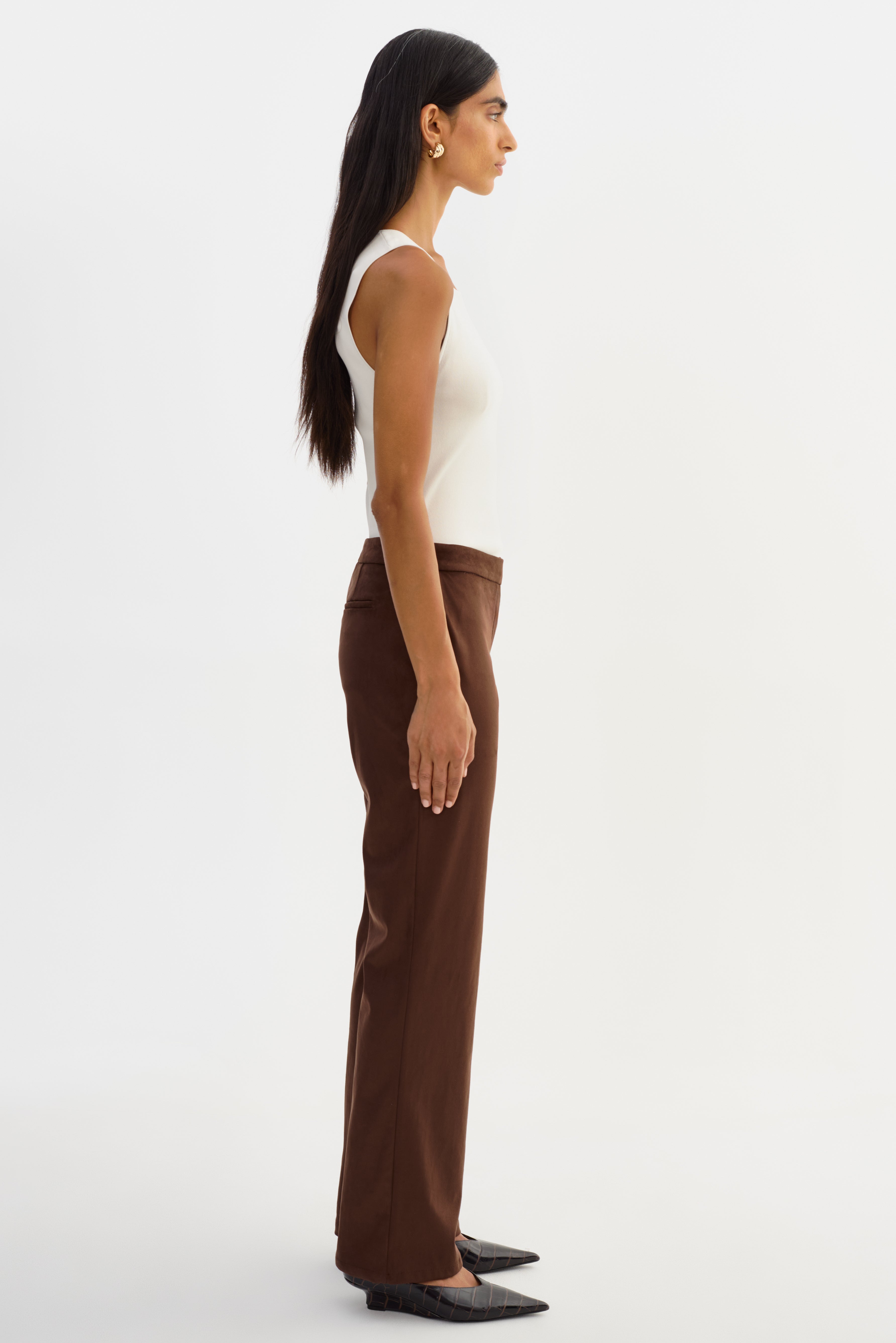 MALACHI | Faux Suede Pants