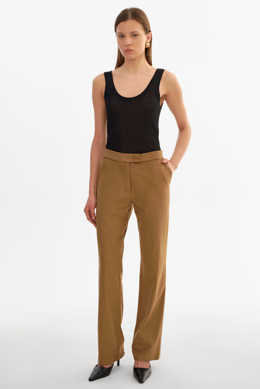 MALACHI | Pantalon en faux suède