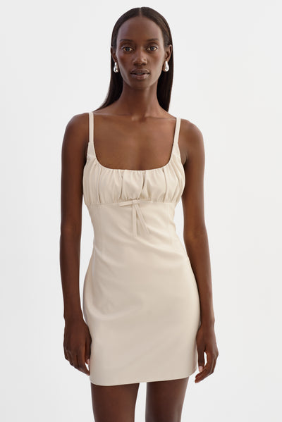 MALIKA | Faux Leather Dress