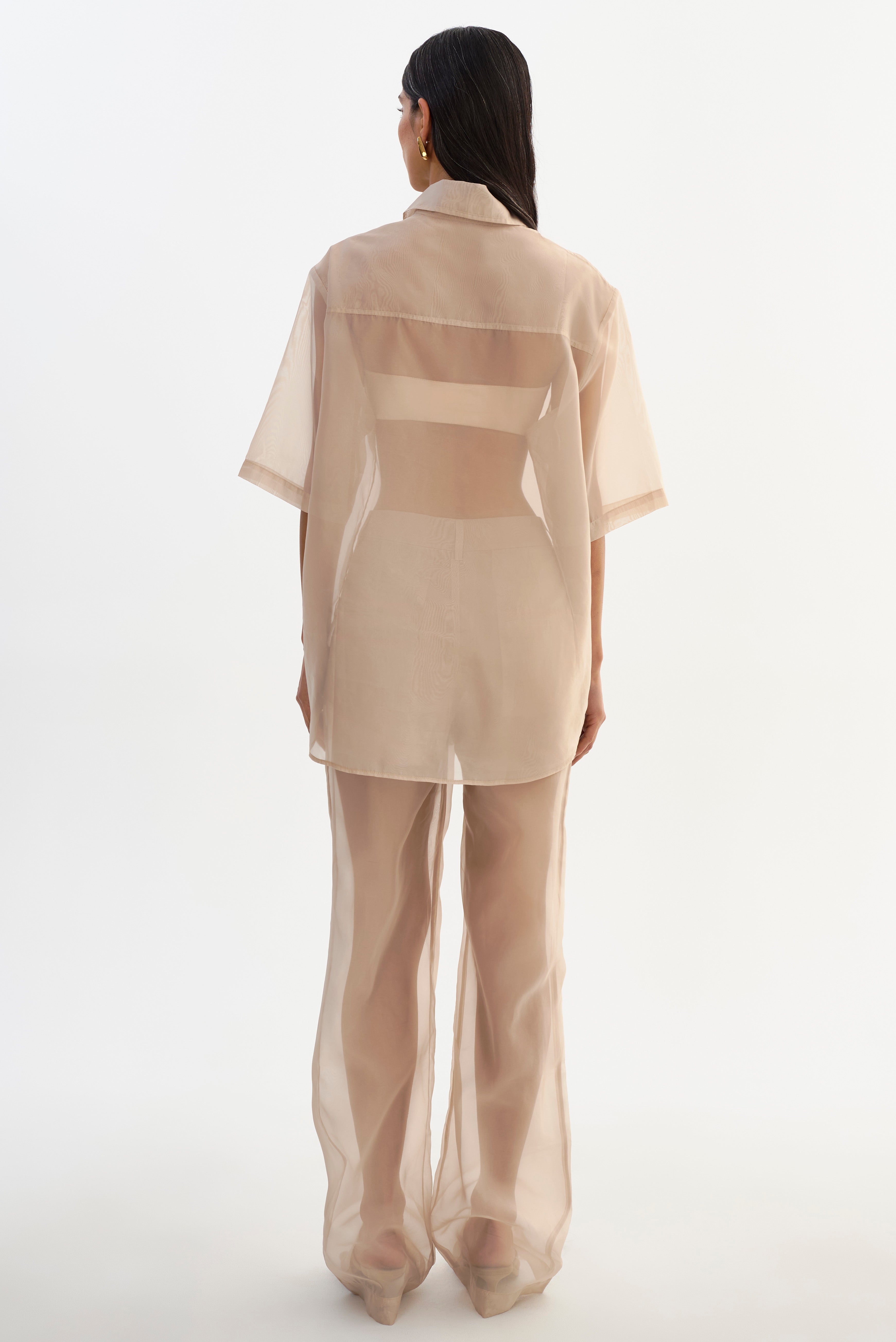 MANDA | Chemise semi-transparente
