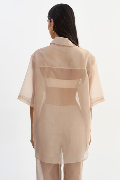 MANDA | Sheer Organza Shirt