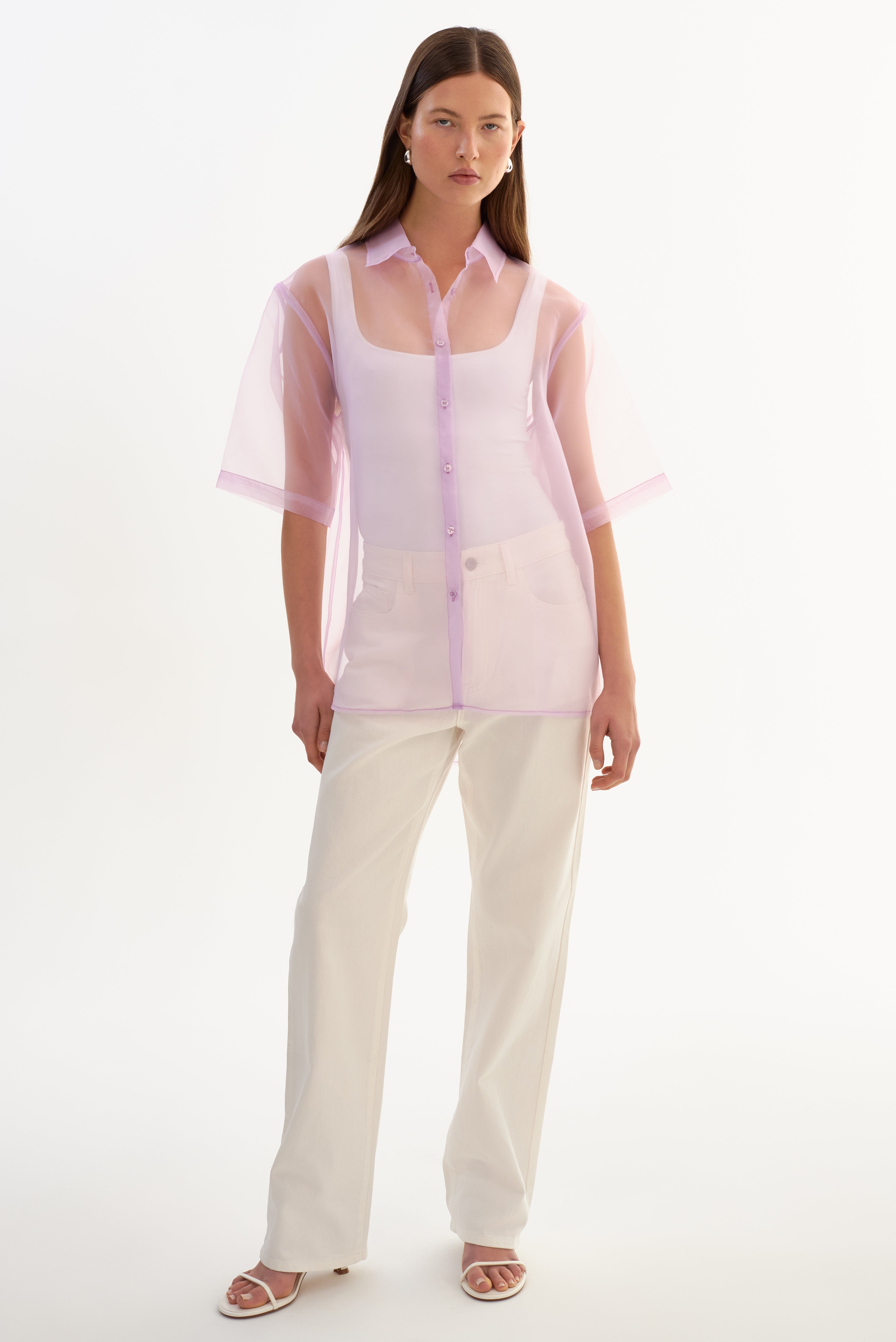 MANDA | Chemise semi-transparente