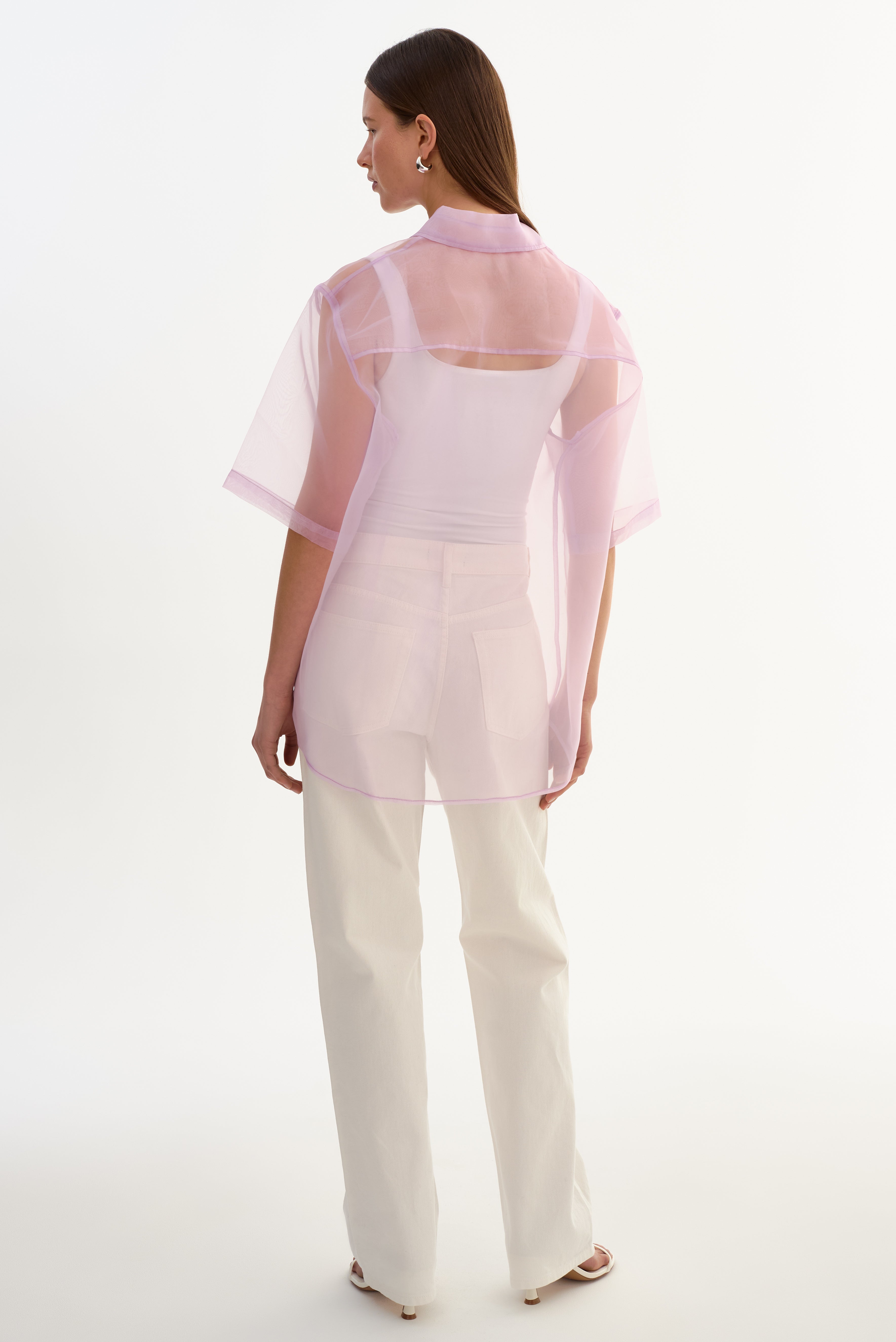 MANDA | Chemise semi-transparente