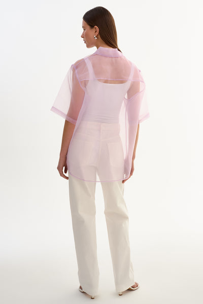 MANDA | Sheer Organza Shirt