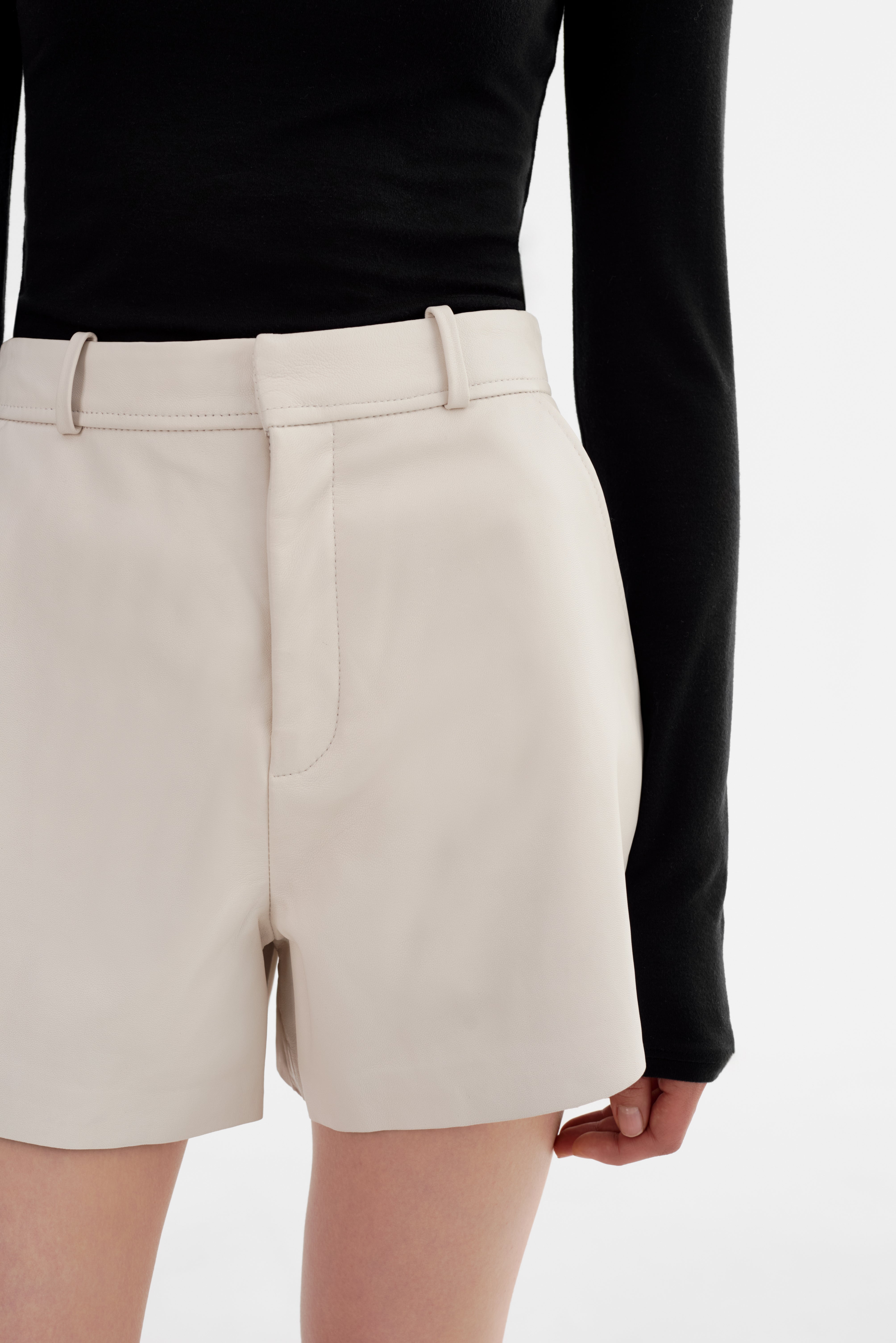 MARCIE | Leather Shorts