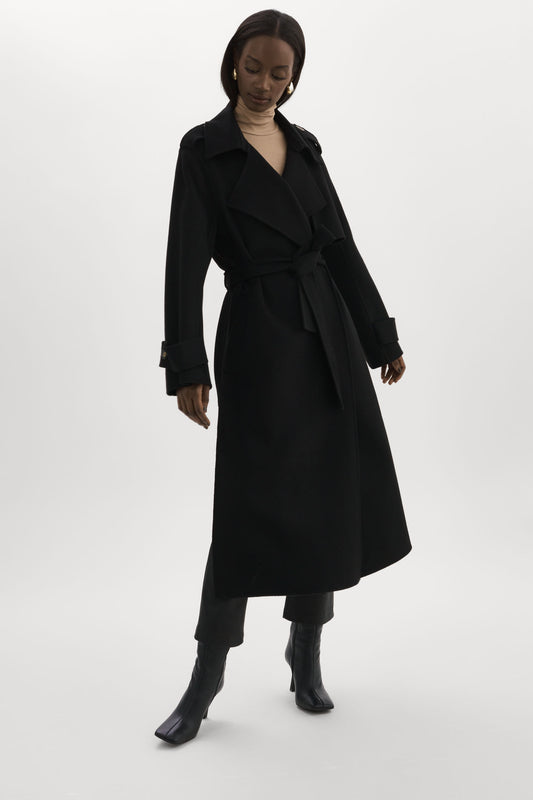 MARGARET | Wool  Trench Coat