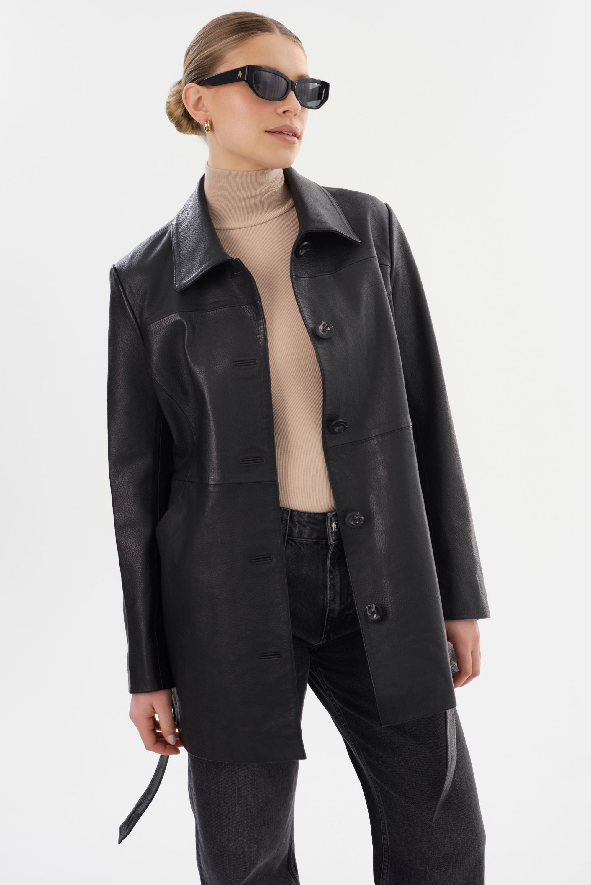 MARLOWE | Trench en cuir