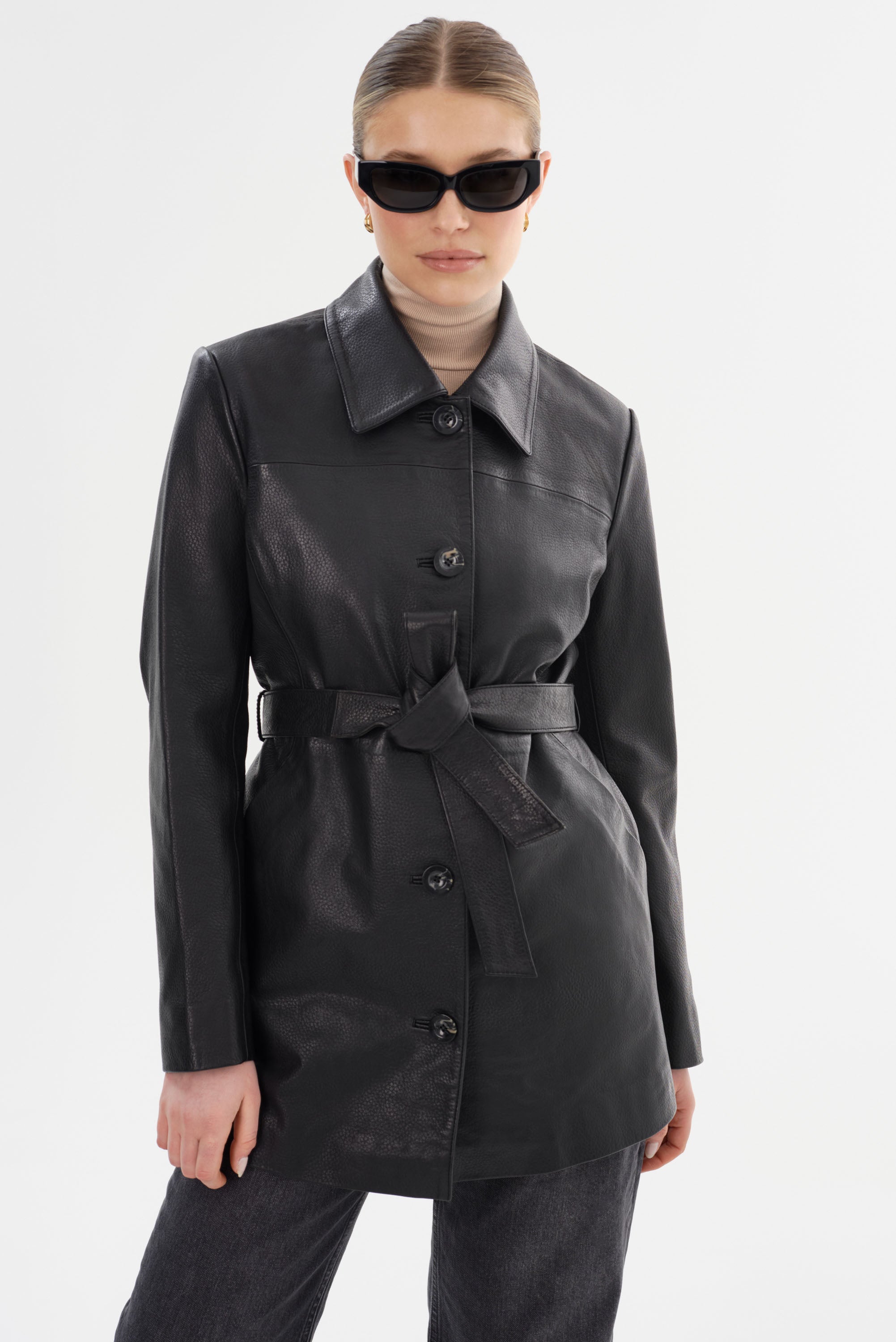 MARLOWE | Trench en cuir