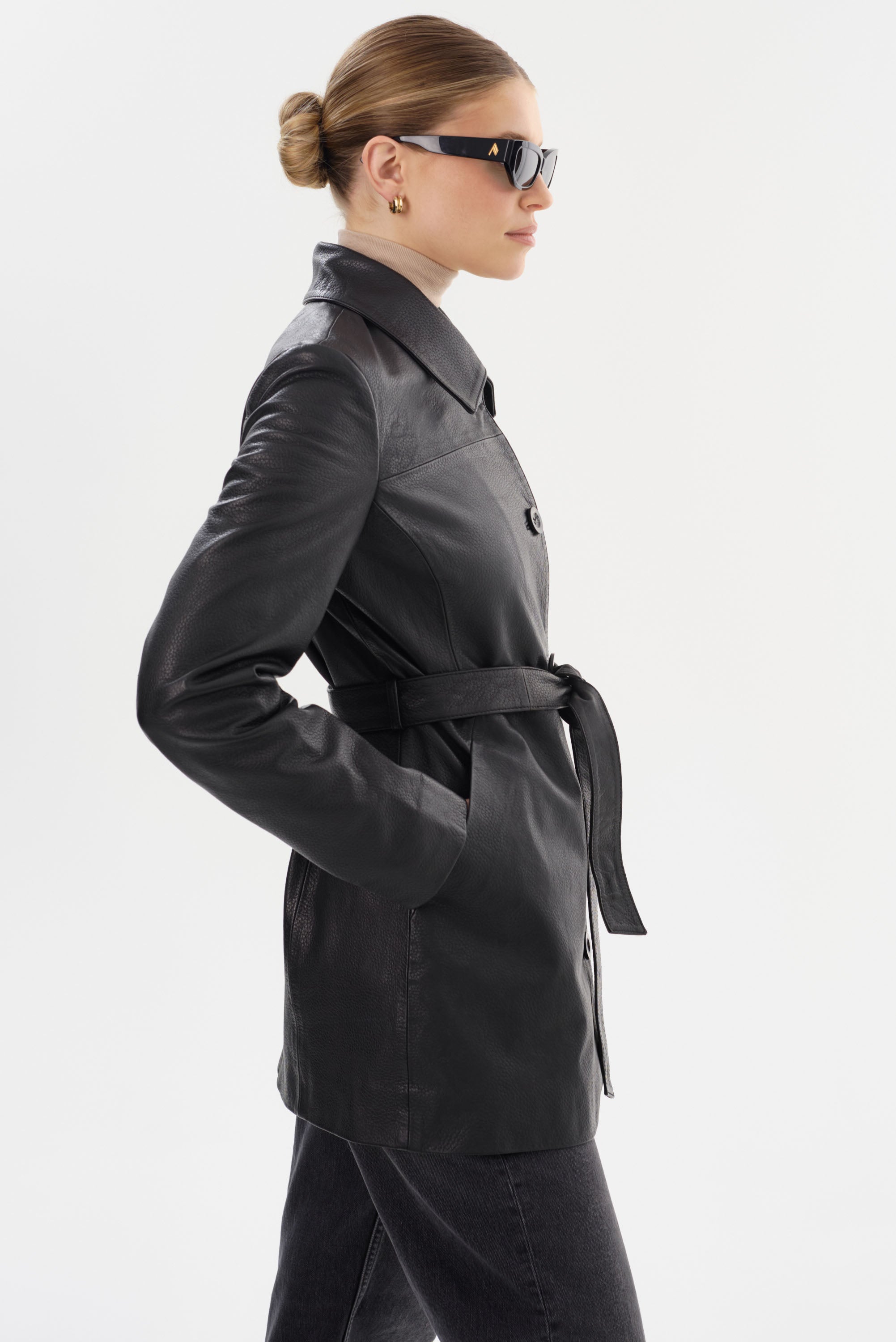 MARLOWE | Trench en cuir