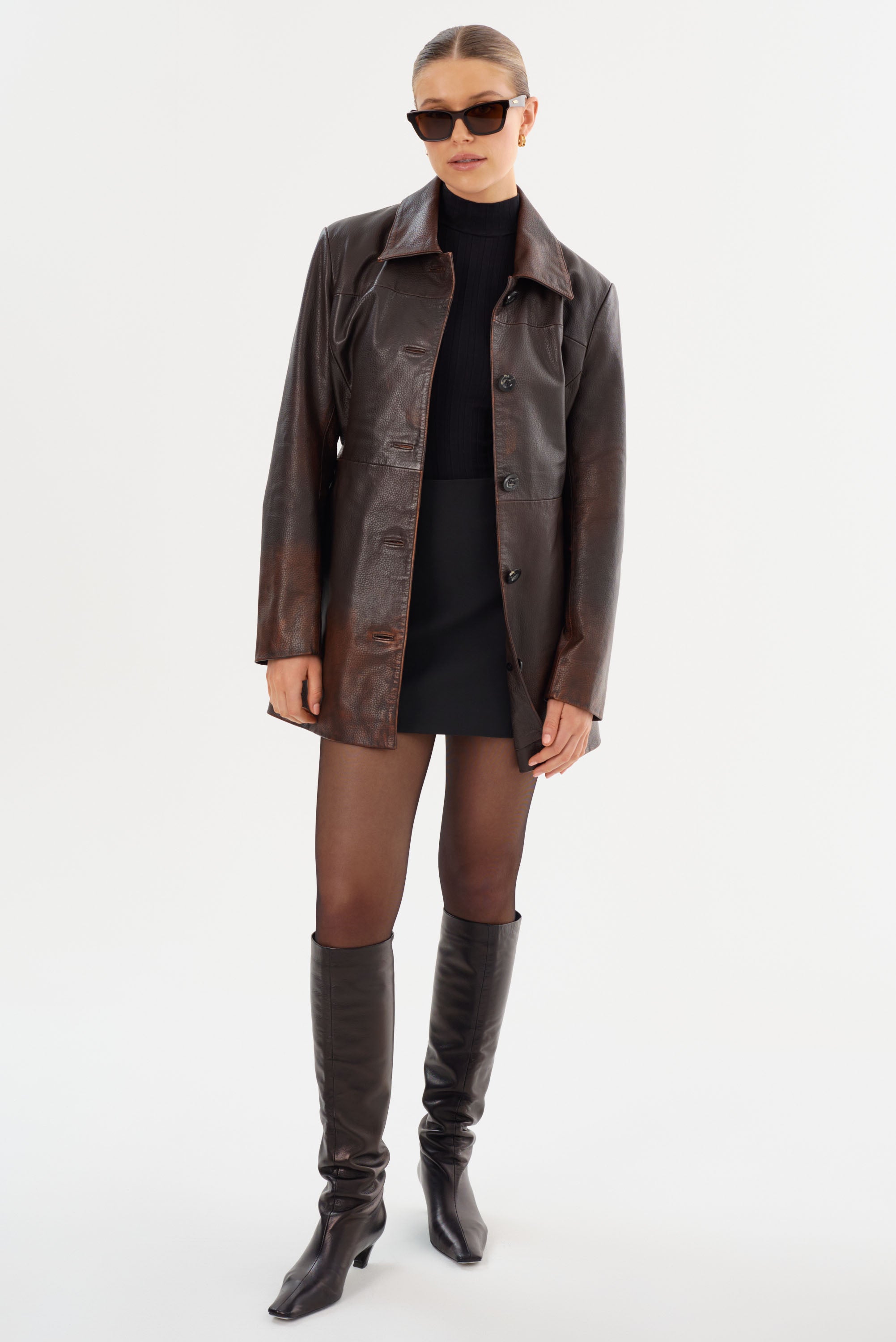 MARLOWE | Trench en cuir