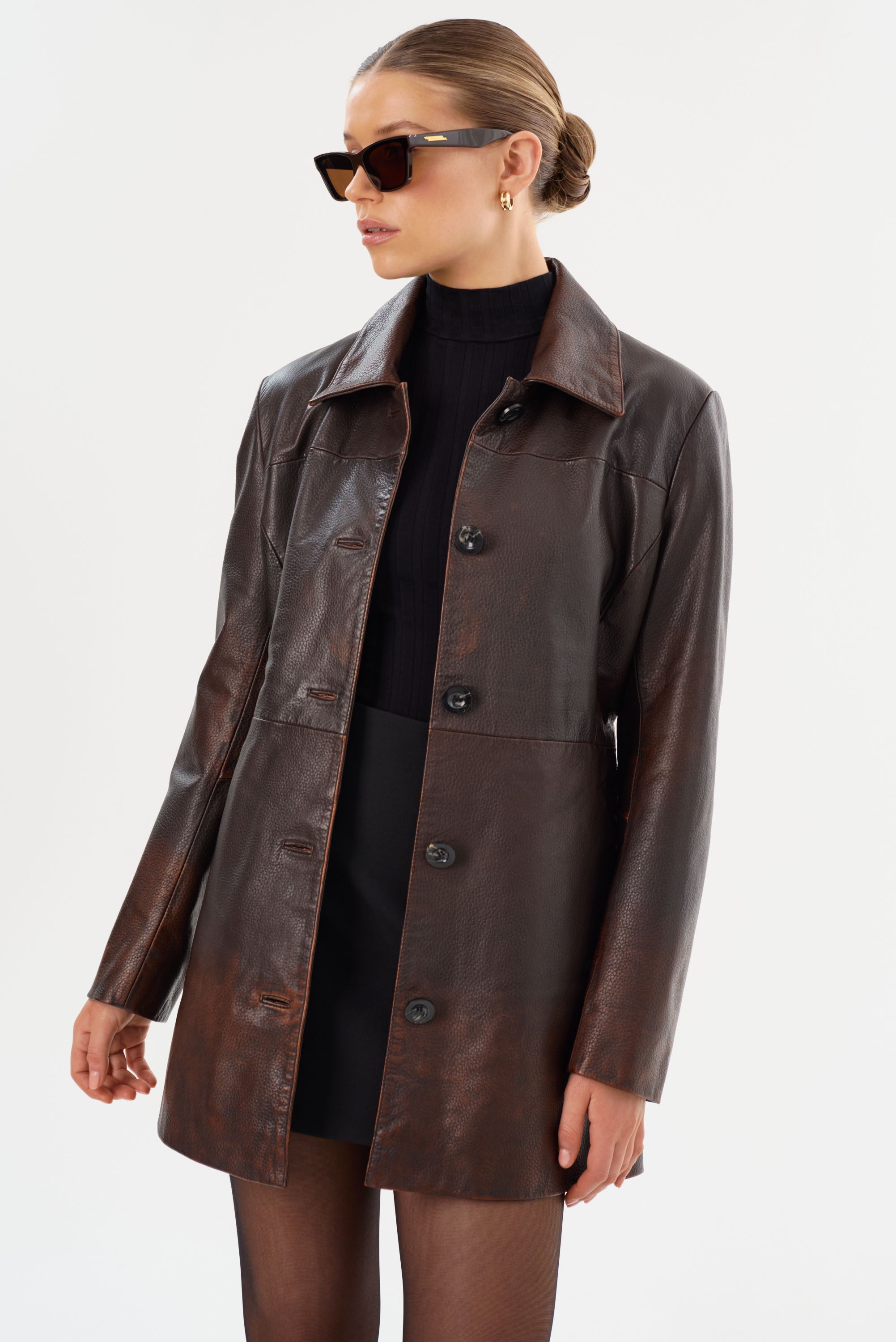 MARLOWE | Trench en cuir