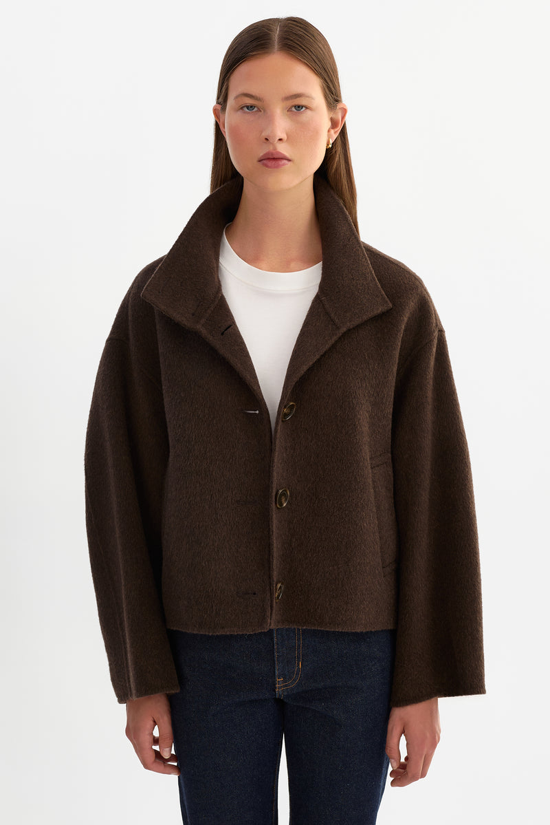 Cropped Wool Jacket