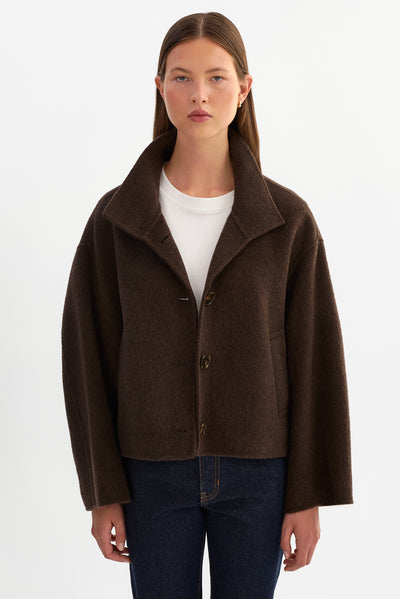 MCKENNA | Cropped Wool Jacket
