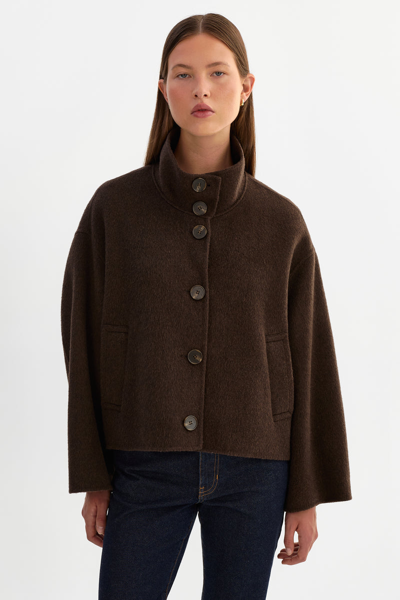 Cropped Wool Jacket