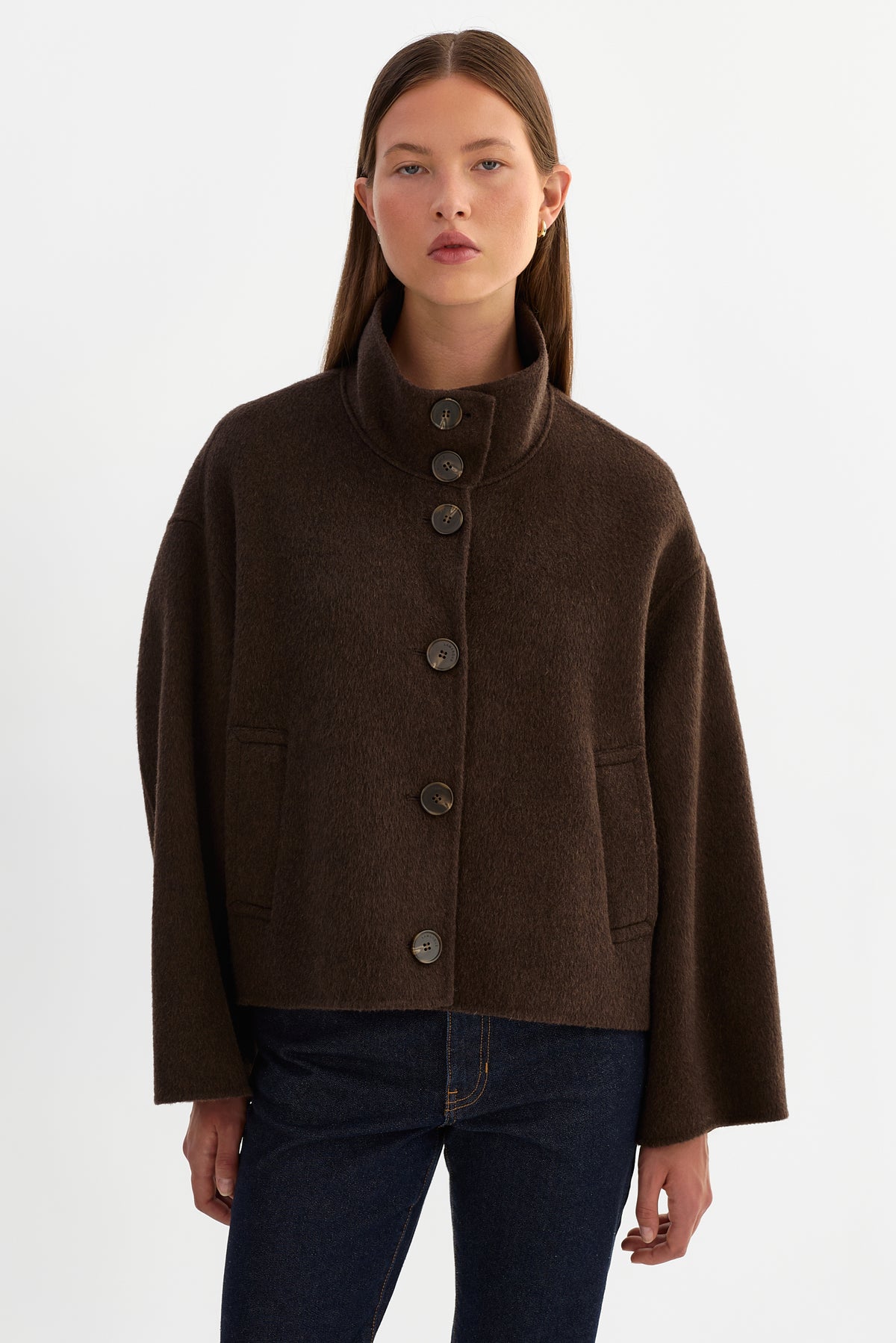 Cropped Wool Jacket