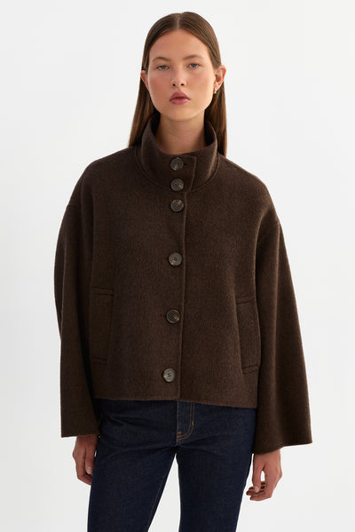 MCKENNA | Cropped Wool Jacket