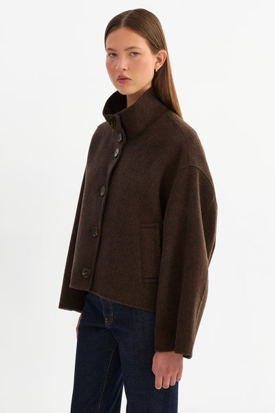 MCKENNA | Cropped Wool Jacket