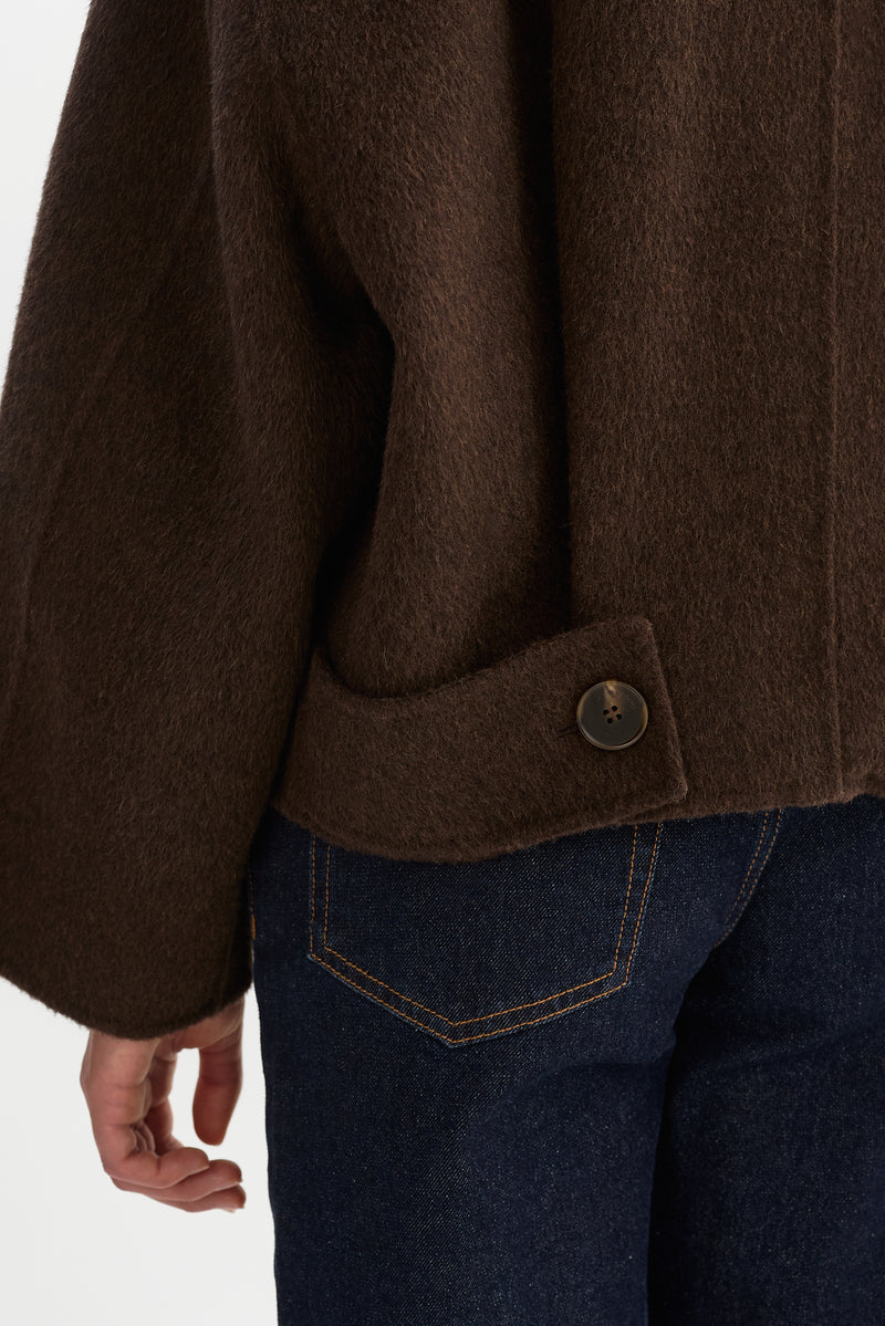 Cropped Wool Jacket