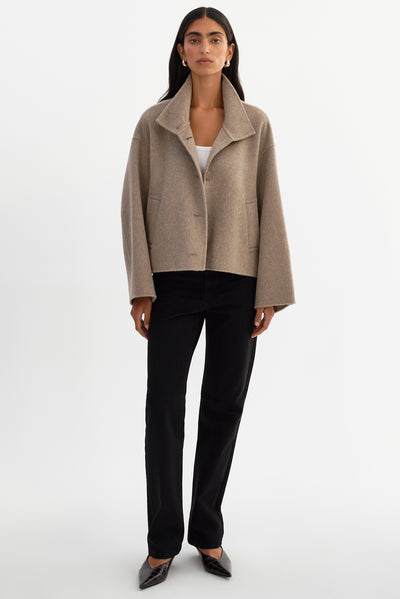 MCKENNA | Cropped Wool Jacket