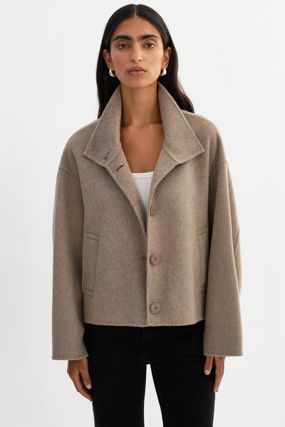 MCKENNA | Cropped Wool Jacket