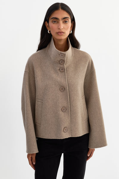 MCKENNA | Cropped Wool Jacket