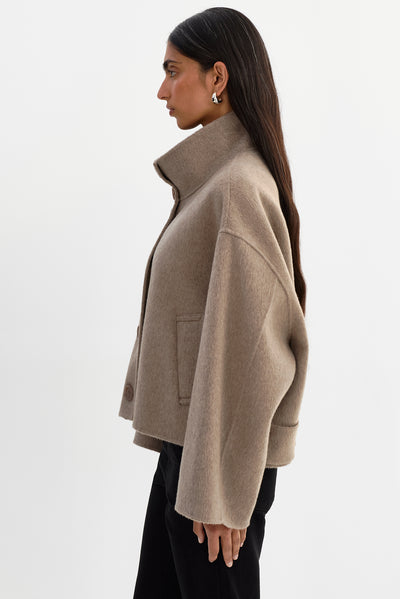 MCKENNA | Cropped Wool Jacket