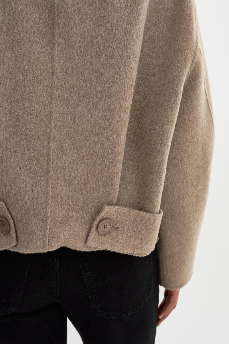 Cropped Wool Jacket