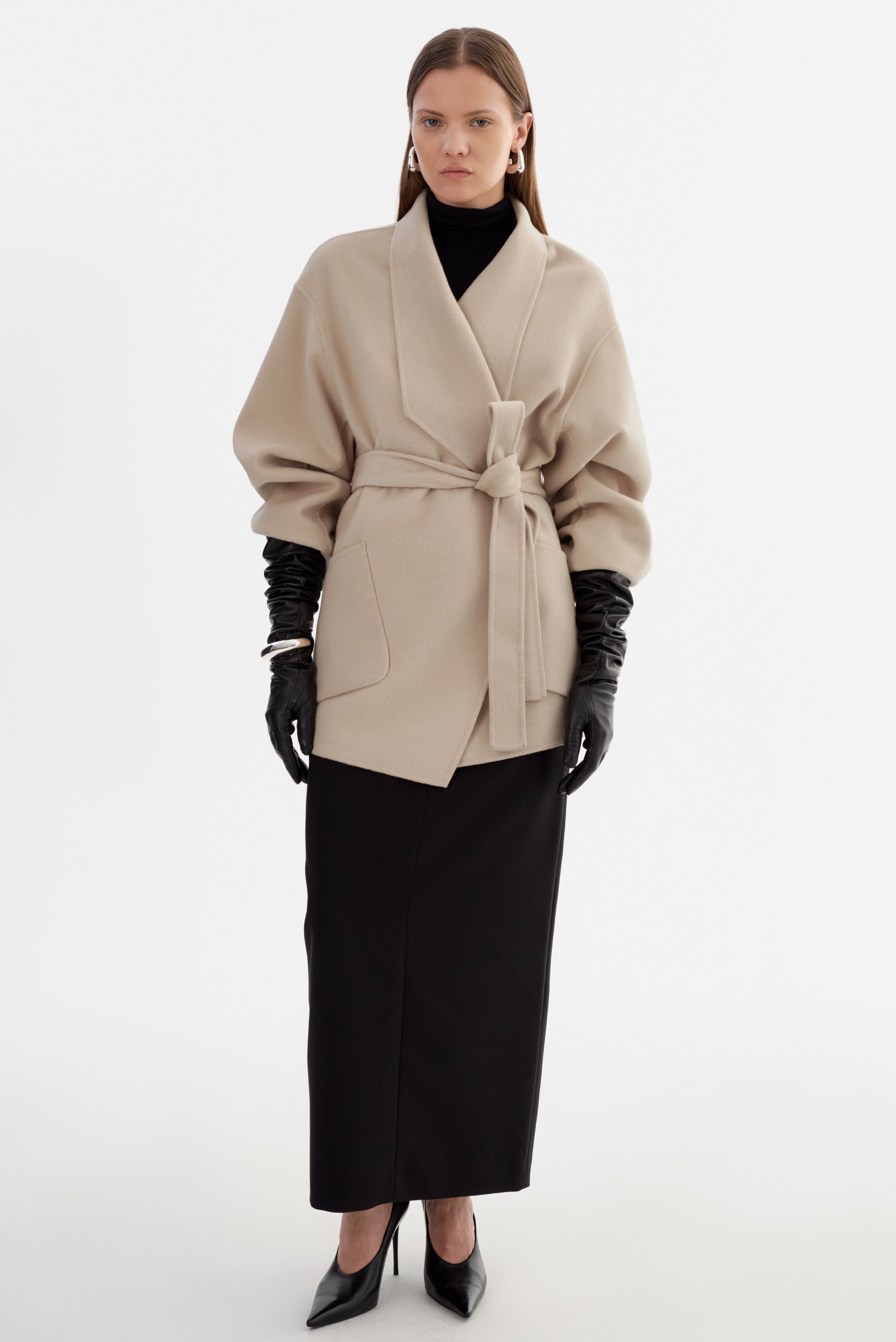 MEKIA | Manteau en laine double face