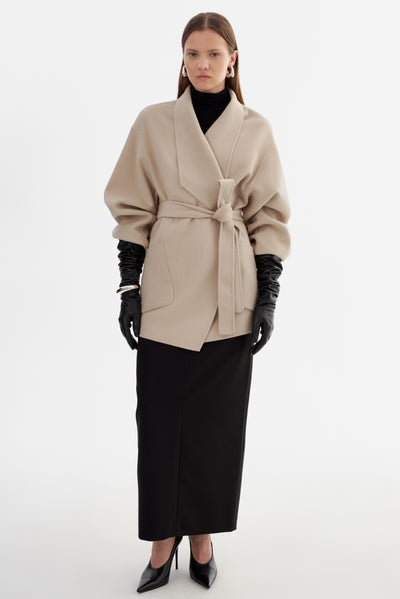 MEKIA | Double Face Wool Coat