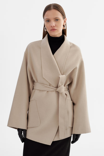MEKIA | Double Face Wool Coat